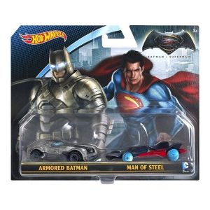 Auta Hot Wheels Batman vs Superman - 2 pak
