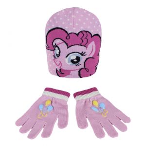 Komplet: czapka jesienna / zimowa i rękawiczki My Little Pony x 2 szt.