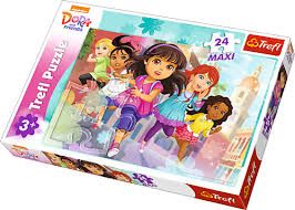 Puzzle maxi 24 elementy Dora i przyjaciele