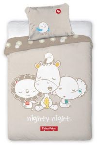 Pościel niemowlęca Fisher Price 100x135 cm