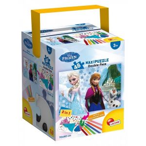 Maxi puzzle w walizce Frozen - Kraina Lodu