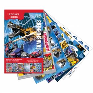 Ksiażeczka z naklejkami 145X240mm Transformers