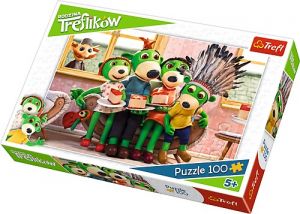 Puzzle 100 elementów Rodzina Treflików - Trefl