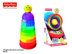Fisher Price - Okrągłe kubeczki do ustawiania