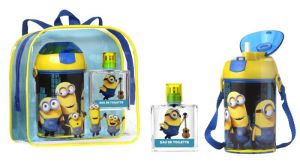 Zestaw Minionki plecak, woda toaletowa 50 ml + bidon