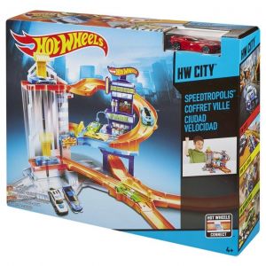 Hot Wheels Wyścigowe miasto zestaw