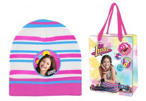 Czapka jesienna / zimowa z torbą prezentową Soy Luna