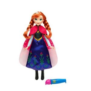 Lalka Anna w magicznej sukience Frozen - Kraina Lodu