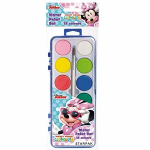 Farby akwarelowe Myszka Minnie - 12 szt