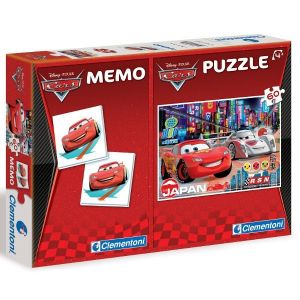 Zestaw puzzle + memory 60 el. Cars 2 - Auta 2