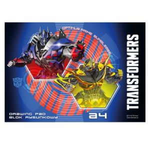 Blok rysunkowy Transformers