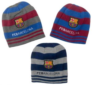 Czapka jesienna / zimowa FC Barcelona