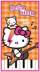 Ręcznik plażowy / kąpielowy Hello Kitty