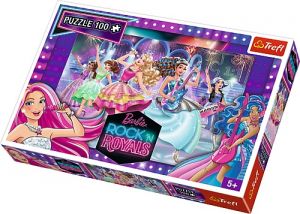 Puzzle 100 elementów Barbie Rockowa Księżniczka