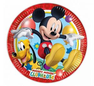 Talerzyki papierowe Myszka Mickey  8 szt.