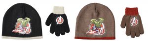 Czapka jesienna / zimowa i rękawiczki Avengers