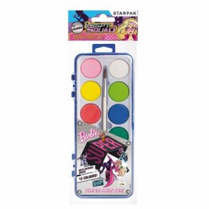 Farby akwarelowe Barbie - 12 szt