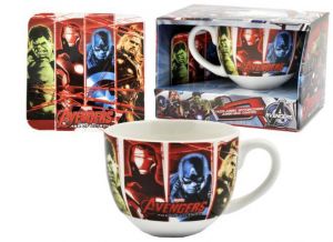 Filiżanka + podkładka zestaw Avengers