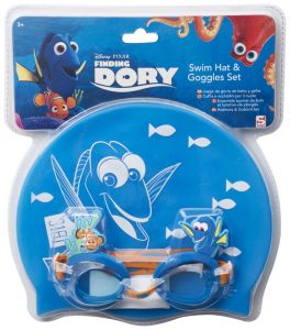 Okulary i czepek do pływania Gdzie jest Dory?