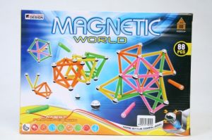 Klocki magnetyczne 88 elementów