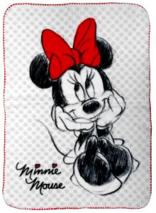 Koc akrylowy Myszka Minnie 80x110 cm