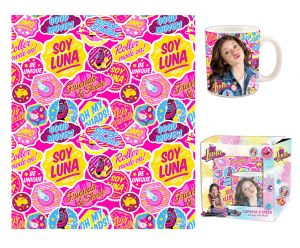Koc polarowy i kubek Soy Luna