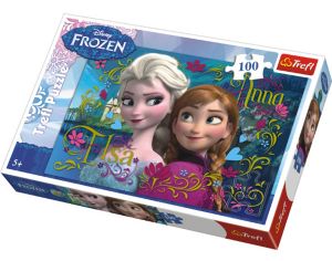 Puzzle 100 elementowe Frozen - Kraina Lodu