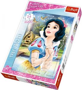 Puzzle maxi 24 elementy Księżniczki - Królewna Śnieżka