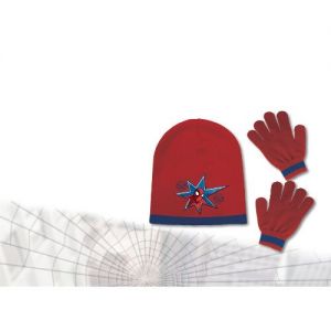 Komplet: czapka i rękawiczki Spiderman