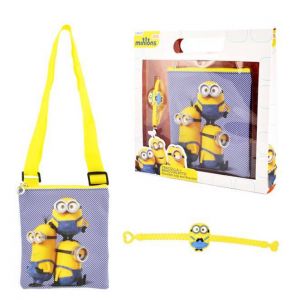 Torebka na ramię + bransoletka Minionki