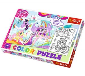 Puzzle do kolorowania 20 elementów My Little Pony