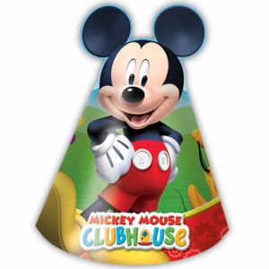 Czapeczki papierowe Myszka Mickey 6 szt.