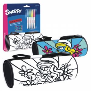 Piórnik tuba do malowania Smurfy