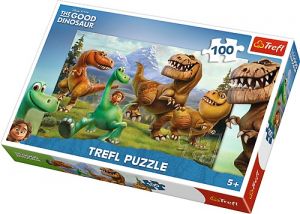 Puzzle 100 elementów Dobry Dinozaur