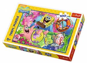 Puzzle 100 elementów Sponge Bob