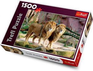 Puzzle 1500 elementowe Lwy