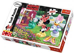 Puzzle 160 elementów Myszka Minnie