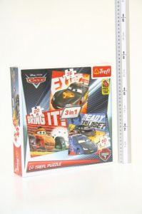 Puzzle 3 w 1 Cars - Auta