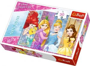 Puzzle 30 elementów Księżniczki