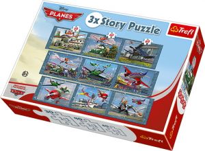 Puzzle 3xOpowieść Planes - Samoloty