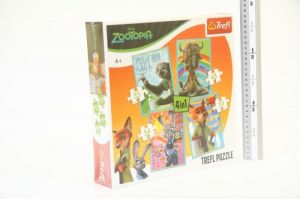 Puzzle 4 w 1 Zootopia