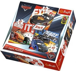 Puzzle Cars - Auta 3w1