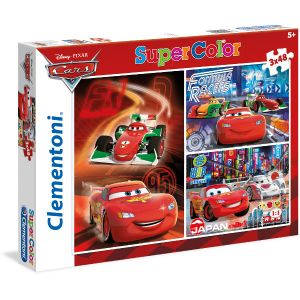 Puzzle Cars - Auta - 3x48 el.