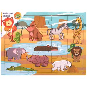 Puzzle drewniane