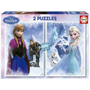 Puzzle Frozen - Kraina Lodu - 2x500 el.