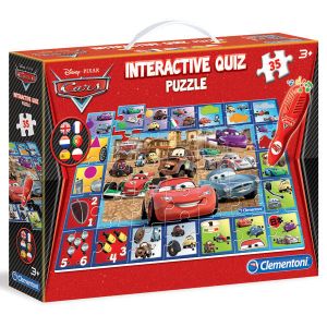 Interaktywny quiz / puzzle Cars - Auta - 35 el.