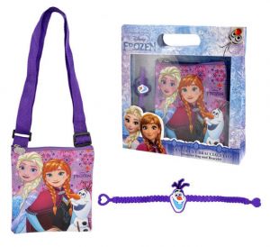 Torebka na ramię + bransoletka Frozen - Kraina Lodu