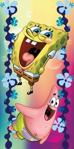 Ręcznik kąpielowy / plażowy Sponge Bob