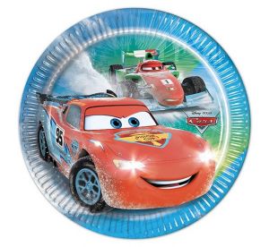 Talerzyki papierowe Cars – Auta 8 szt.