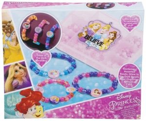 Biżuteria świecąca kreatywna Księżniczki Disney
